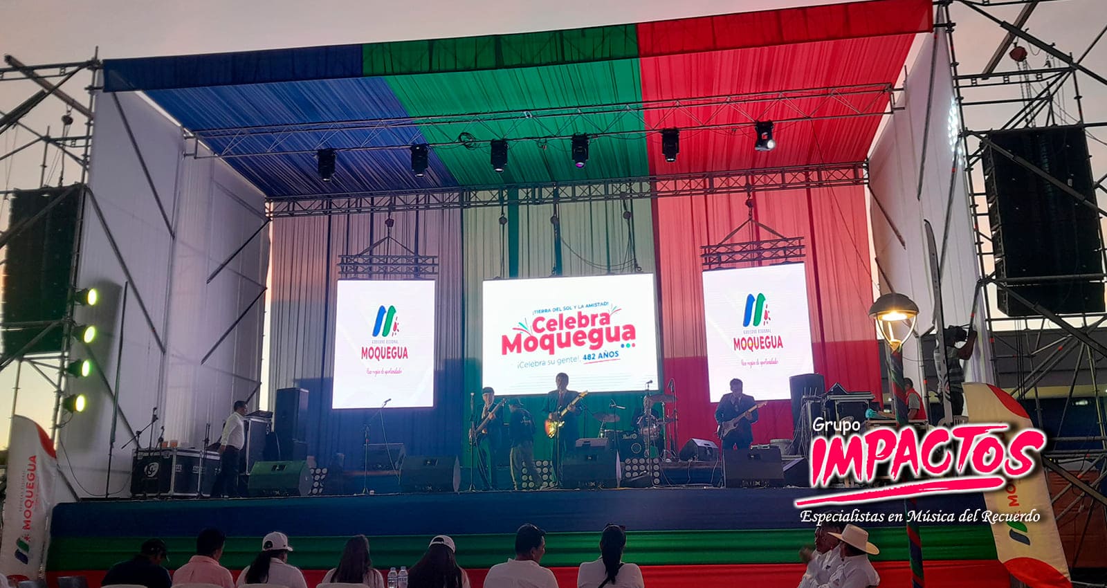 Grupo IMPACTOS en el Festival Moquegua Inolvidable 2023